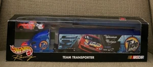 HOT WHEELS TEAM TRANSPORTER 2 CAR SET RICKY RUDD TIDE NASCAR #10  *NEW* - Picture 1 of 3
