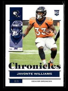 2021 Panini Chronicles #31 Javonte Williams RC Denver Broncos - Picture 1 of 2