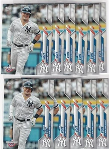 LOT (26) 2020 TOPPS OPENING DAY LUKE VOIT NEW YORK YANKEES BASEBALL S5965 - Picture 1 of 2