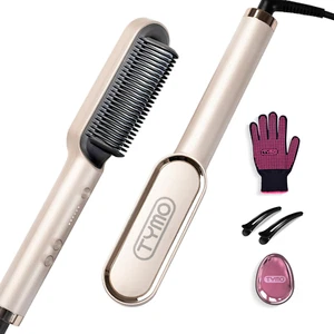 Hair Straightener Brush UK, Flat Iron and Hair Brush 2-In-1, Anti-Scald, Fast He - Picture 1 of 12