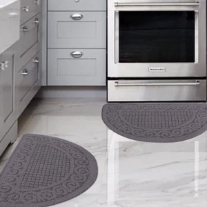 2 Piece 18”X30”Non Skid Washable Kitchen Rugs, Absorbent Standing Throw Rug - Picture 1 of 6
