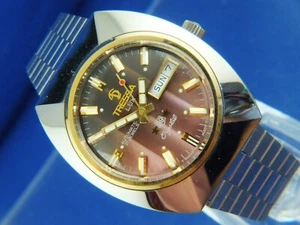 Tressa Lux Crystal Automatic Watch Vintage Retro Swiss 1970s NOS Cal AS 5206 - Picture 1 of 12
