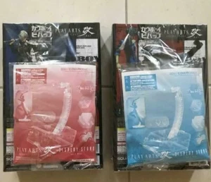 Cowboy Bebop Play Arts Kai Spike Bicus Figure Set W/ Limited Display Stand Rare - Picture 1 of 6