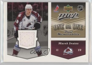 2006-07 Upper Deck MVP One on Dual Jerseys Joffrey Lupul Marek Svatos #OJ-SV