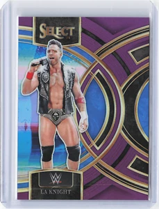 2024 Panini Select WWE LA Knight Premier Level Purple Prizm 36/99 - Picture 1 of 2