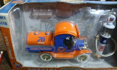 Vintage 1912 Ford “Model T” Locking Coin Bank Union 76 Gearbox Toy 1:24 Die-Cast - Image 1 of 4