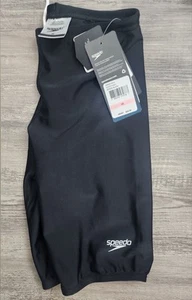 NEW Speedo Jammer Boys Youth Size 10-Black- Learn To Swim-87475114001 - Picture 1 of 6