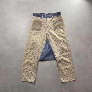 KAPITAL Floral Sarouel Pants Denim Size S - Picture 1 of 10