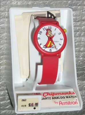 Reloj analógico de cuarzo vintage Armitron Alvin and the Chipmunks Foto 1 de 4