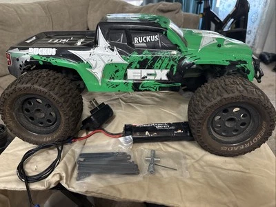 ECX Ruckus 1/10 2WD Monster Truck Spektrum Maverick ARTR With spare Parts - Image 1 of 4