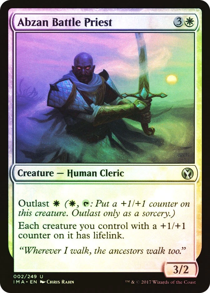 MTG FOIL Abzan Battle Priest  - Iconic Masters #2 - Image 1 of 1