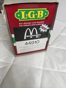 Boxcar LGB McDonalds 44910 NUOVO CON SCATOLA SPEDIZIONE GRATUITA LO STESSO GIORNO BELLA AGGIUNTA!!!! - Foto 1 di 24