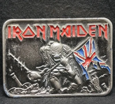 XC23126 COOL VINTAGE 2005 **IRON MAIDEN** BANDA DE ROCK HEAVY METAL HEBILLA DE CINTURÓN PARA HOMBRE Foto 1 de 2