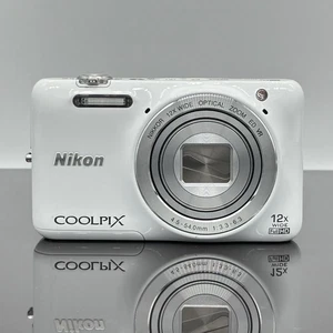 Nikon COOLPIXS S6600 Natual White Digital Camera English Language From Japan - Picture 1 of 6