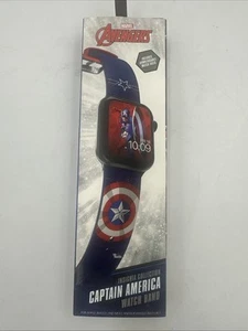 Insignia Collection Captain America Smartwatch Band MobyFox Fits Apple Watch - Imagen 1 de 5