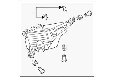 Cuerpo purificador de aire genuino Acura 2013-2018 RDX 17201-R8A-A00 Foto 1 de 2