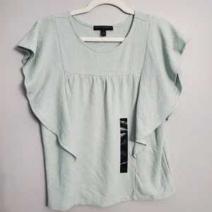 Top Babydoll Mujer Banana Republic Azul Claro/Verde Informal Colegiata Talla S - Imagen 1 de 9