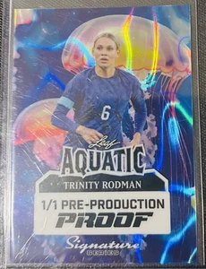 2025 Leaf Optichrome Trinity Rodman Aquatic 1/1 Pre-Production Proof - Picture 1 of 2