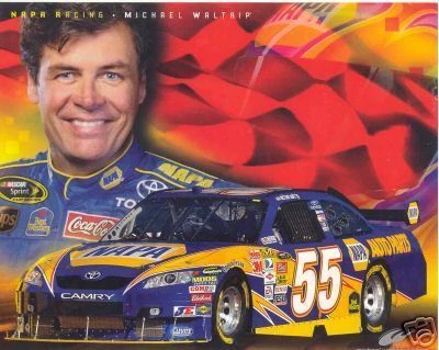 MICHAEL WALTRIP 2008 NAPA #55 NEXTEL CUP POSTCARD Cover