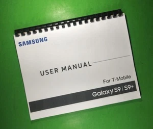 Manuel du propriétaire pour téléphone portable Samsung Galaxy S9 S9+ T 221 pages avec housses transparentes - Photo 1 sur 1