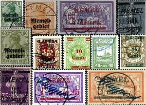 Memel Gestempelt Einzelmarke Michel 1 - 229 Auswahl - Bild 1 von 200