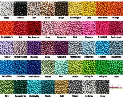 80 Perlen 8mm | Holzperlen | Rundperlen | Speichelfest | für Schnullerketten - Bild 1 von 2