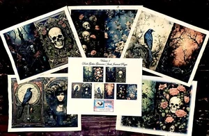 Volume 1 Dark Gothic Grimoire Or Junk Journal Pages - Picture 1 of 1
