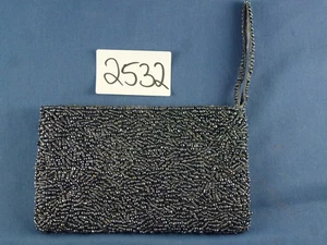 Nr.2532 Geldbeutel aus Bali Clutch Damentasche Kosmetiktasche Abendtasche - Picture 1 of 6