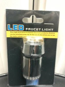 NEW LED Water Faucet Light Auto Multi Color Changing Stream Kitchen Bathroom - Picture 1 of 2