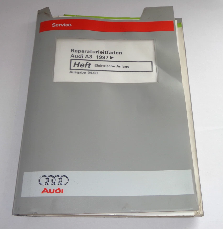 Manual de Taller Audi A3 Tipo 8L Eléctrico Equipo Desde 1997 St. 04/1998 - Imagen 1 de 1