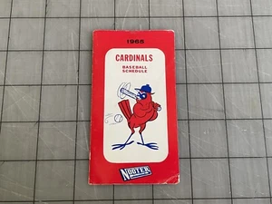 1965 St. Louis Cardinals Baseball Schedule Compliments of the Nooter Corporation - Picture 1 of 3