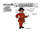 Superted Production Animation model cel Hanna Barbera 1989 be