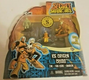 Cartoon Network The Secret Saturdays Mini Action Figures Ice Cavern Crisis 2009 - Picture 1 of 3