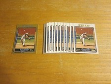 Nate Field Lot of 12 Trading Cards w/1 #'d Card MLB Baseball Kansas City Royals