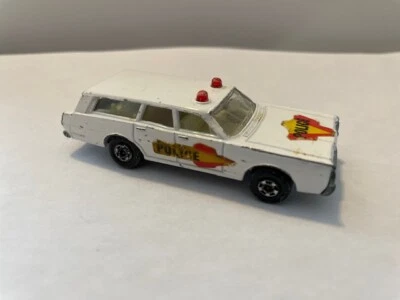Vintage Matchbox Superfast 1971 Mercury Police Car No.55 Lesney  - Image 1 of 4