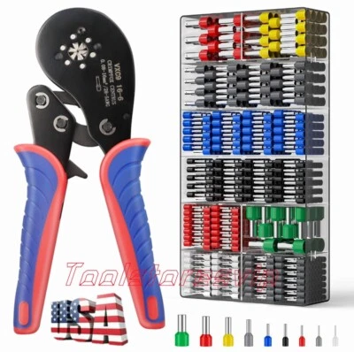 1200PCS Connectors Cord Wire Crimp Cable Pin End Bootlace Ferrule Terminals Kit - Image 1 of 4
