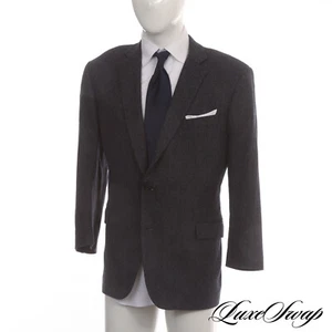 Brooks Brothers Blazer, 46R, Navy Donegal Herringbone Tweed, Wool/Cashmere - Picture 1 of 10