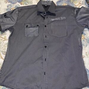 Emporio Armani Short Sleeve Casual Button-Down Shirts for Men for 