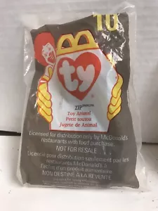 McDonalds Happy Meal Juguete Ty Juguete Animal con Cremallera El Gato #10 1998 y ALCANCE #8 - Imagen 1 de 12