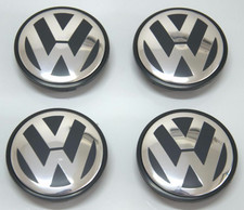 4Pcs Wheel Center Caps Hub Cover Logo Emblem Badge For Volkswagen VW 65mm Set -1
