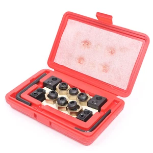 Juego de tuercas de sujeción excéntricas de ranura en T de 5/8" de 18 piezas para mesa de trabajo de fresadora CNC - Imagen 1 de 12