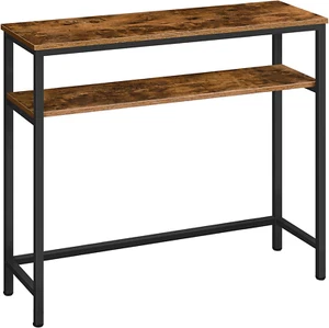 HOOBRO Console Table, Hallway Table with Adjustable Shelf, Slim Sofa Table, Side - Picture 1 of 9