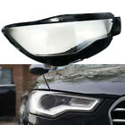 Right Side Clear Front Headlight Lamp Lens Cover Shell Fit Audi A6 C7 2016-2018