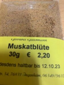 Muskatblüte (Macis) 30g -OHNE ZUSATZSTOFFE- Gewürze Gütermann