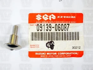 Suzuki NOS NEW 09139-06087 Screw 6x20 GSX GSF TL SV VL VZ DL AN - Picture 1 of 2