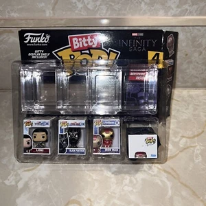 Funko Bitty Pops Marvel Infinity Saga con Inseguimento 1/6 Iron Man - Foto 1 di 3