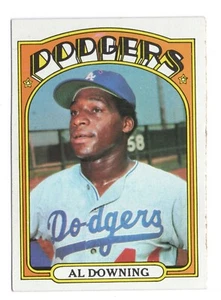 AL DOWNING LOS ANGELES DODGERS 460# 1972 TOPPS EX CREASE FREE - Picture 1 of 1