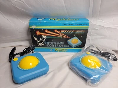 Roklan Un-roller Controller For Atari 2600 Commodore 64 & More Rare Boxed Pair - Image 1 of 4