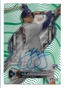 JD Davis 2018 Topps High Tek Waves Verde #42/99 #HT-JDA Rookie Autografo RC - Foto 1 di 2