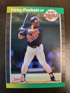 1989 Donruss Kirby Puckett card #182 - Bild 1 von 2